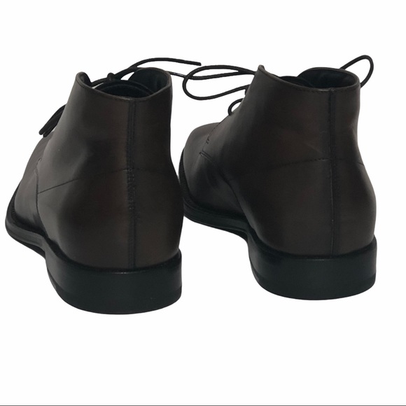NEW Tod's Mens Brown Leather Laceup AnkleBoots 5.5 - Picture 6 of 16
